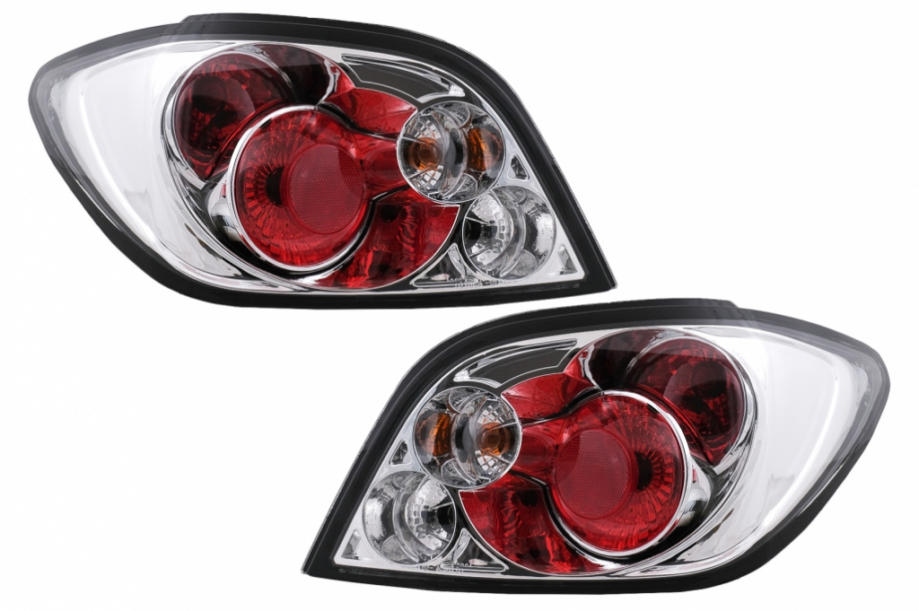 Faruri compatibil cu Peugeot 307 (2001-2005) Crom TLPE307C