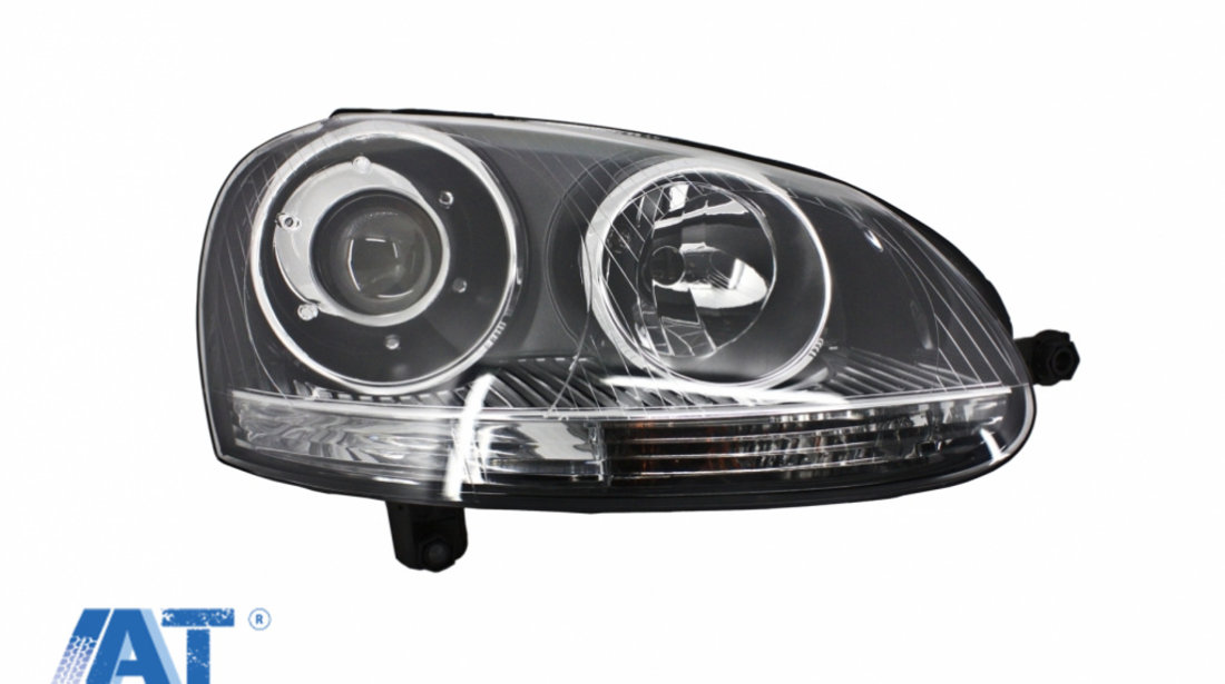 Faruri compatibil cu VW Golf 5 V Mk5 (2003-2007) Jetta (2005-2010) GTI R32 Chrome Edition