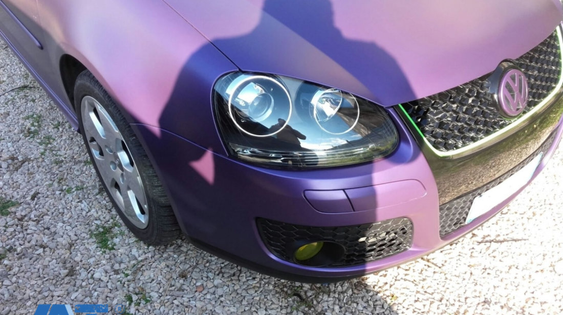 Faruri compatibil cu VW Golf 5 V Mk5 (2003-2007) Jetta (2005-2010) GTI R32 Design Negru
