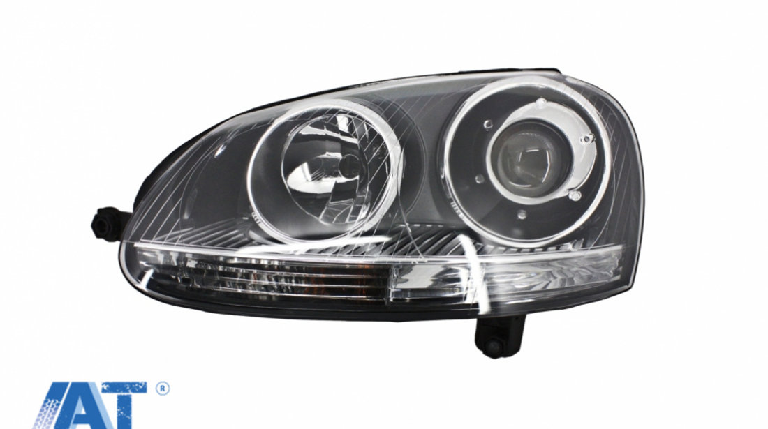 Faruri compatibil cu VW Golf 5 V Mk5 (2003-2007) Jetta (2005-2010) GTI R32 Chrome Edition