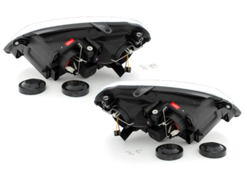 Faruri compatibil cu VW Polo 9N3 (04.2005-2009) Angel Eyes Crom SWV23D