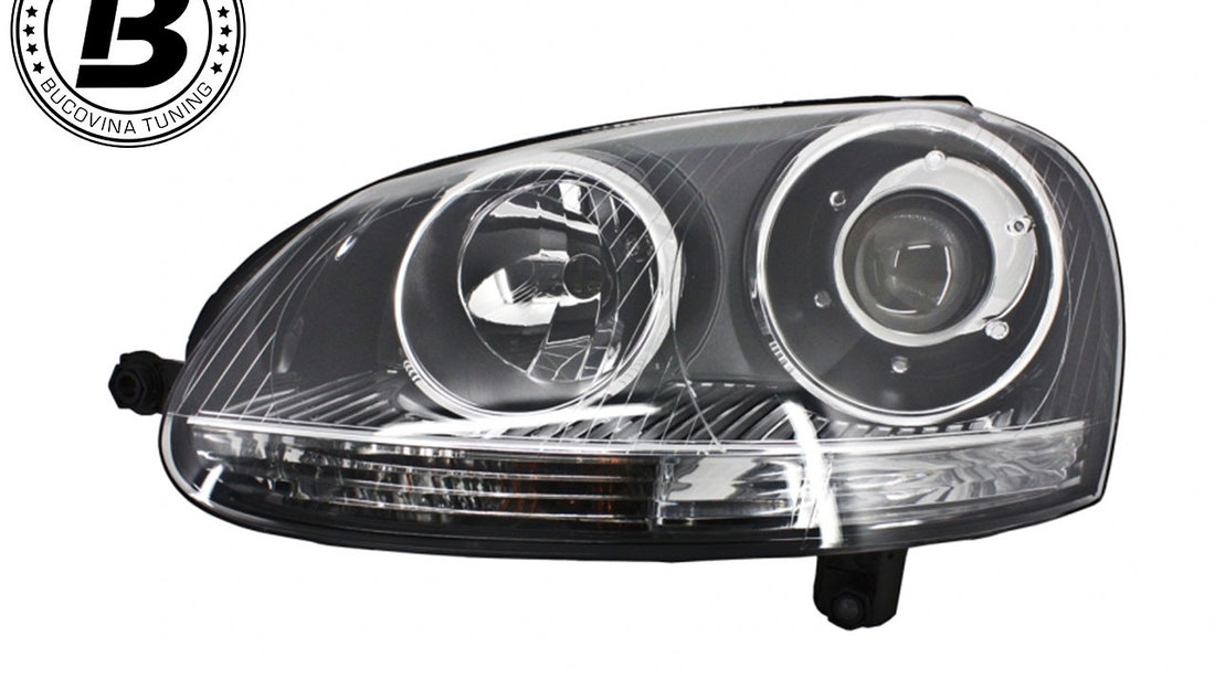 Faruri compatibile cu VW Golf 5 (03-07) Chrome