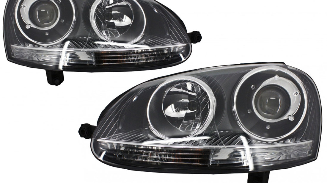 Faruri compatibile cu VW Golf 5 (03-07) Chrome