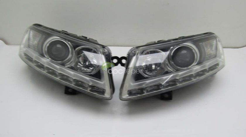 Faruri complete Audi A6 4F facelift Originale 4F0941003CP - 4F0941004CP