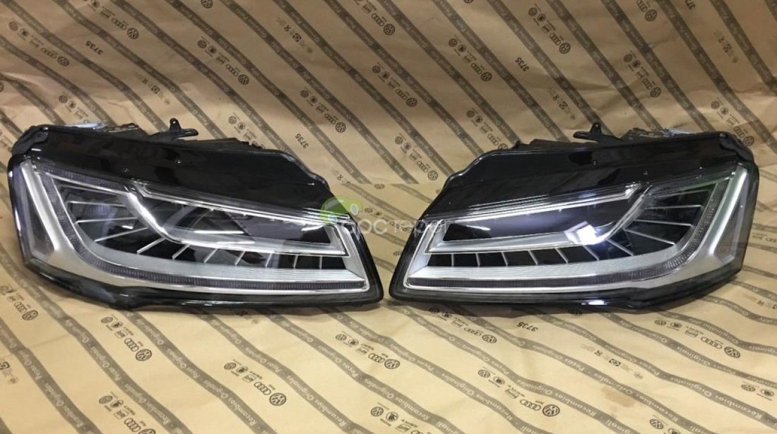 Faruri complete Audi A8 4H Facelift - 4H0941036 - 4H0941035