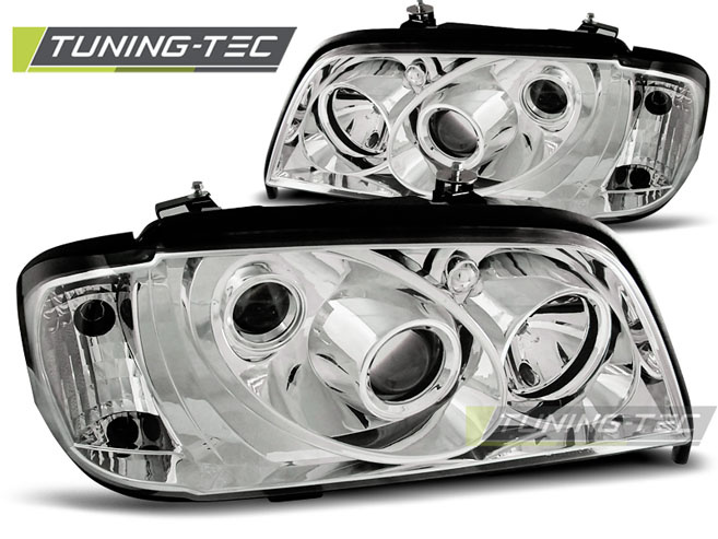 Faruri Crom look compatibila MERCEDES W202 C-KLASA 06.93-06.00