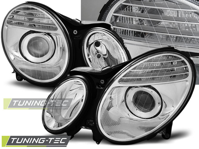 Faruri Crom look compatibila MERCEDES W211 E-KLASA 03.02-04.06