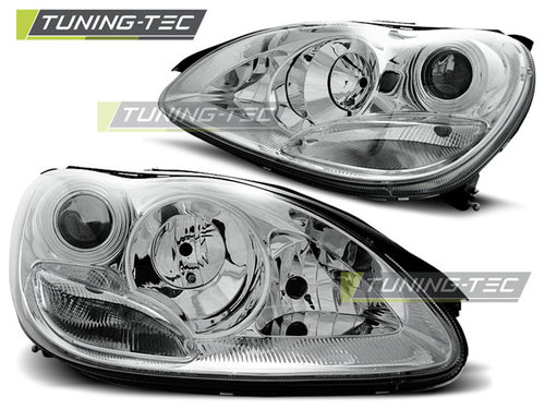 Faruri Crom look compatibila MERCEDES W220 S-KLASA 09.98-05.05