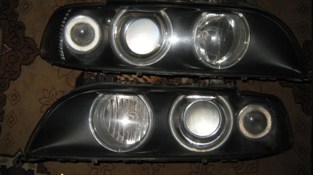 Faruri cu Xenon si Angel Eyes Bmw seria 5 E39