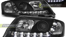 Faruri DAYLIGHT BLACK compatibila AUDI A6 05.97-05...