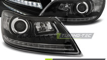 Faruri DAYLIGHT BLACK compatibila SKODA OCTAVIA 09...