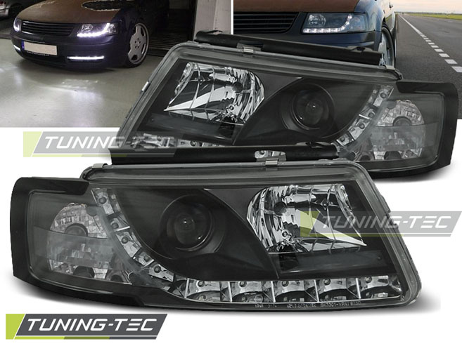 Faruri DAYLIGHT BLACK compatibila VW PASSAT 5B 3B 11.96-08.00