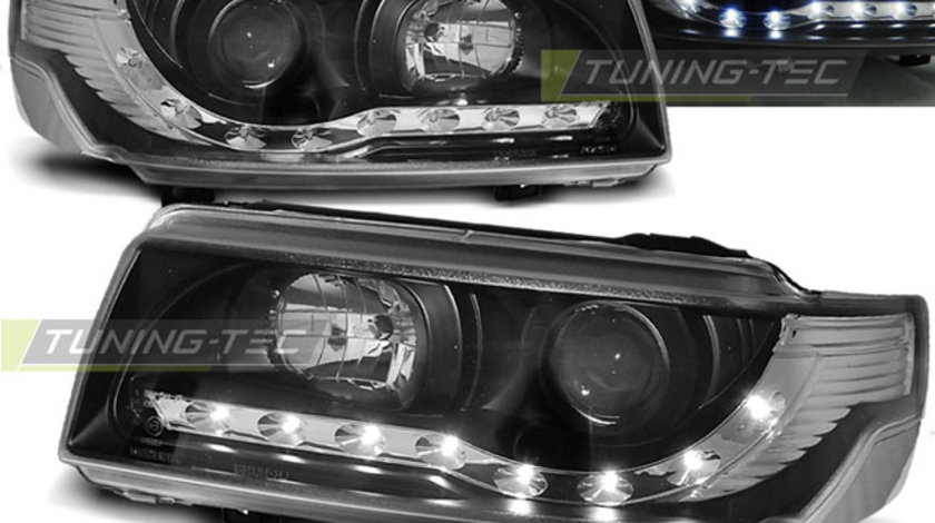 Faruri DAYLIGHT BLACK compatibila VW PASSAT B4 11.93-05.97