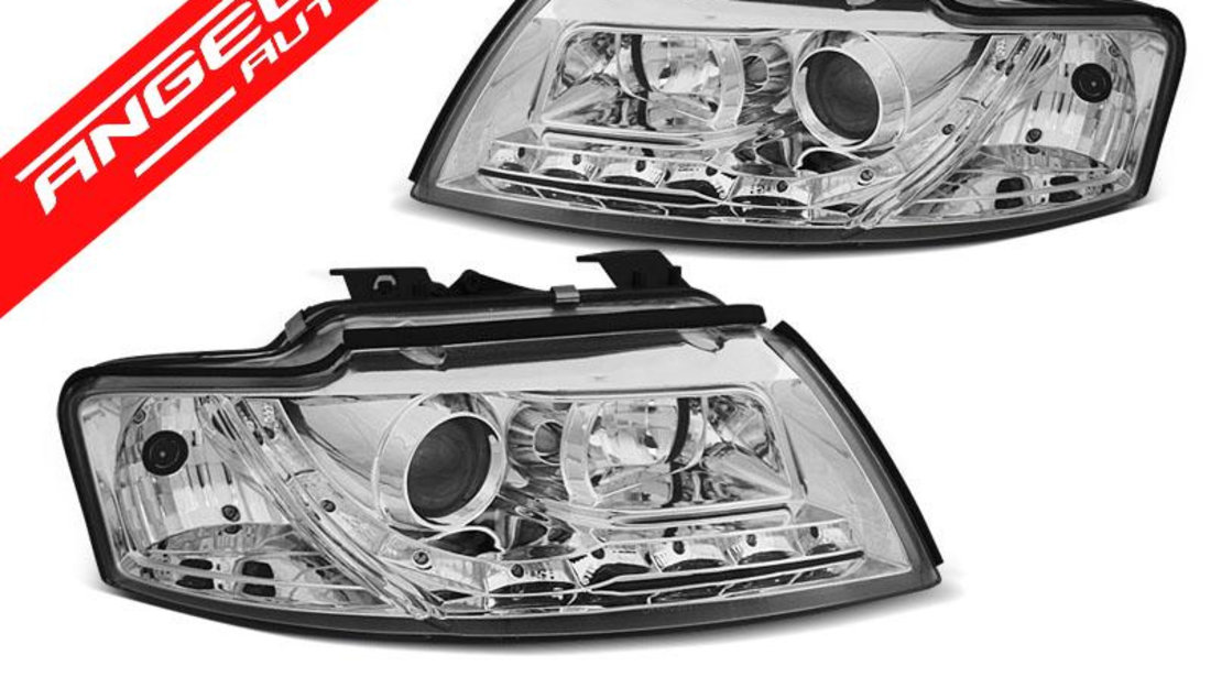 Faruri DAYLIGHT CHROME potrivite pentru AUDI A4 B6 CABRIO 02-06