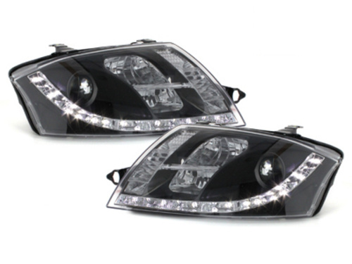 Faruri DAYLIGHT compatibil cu Audi TT 8N (1999-2005) Negru SWA10GXB