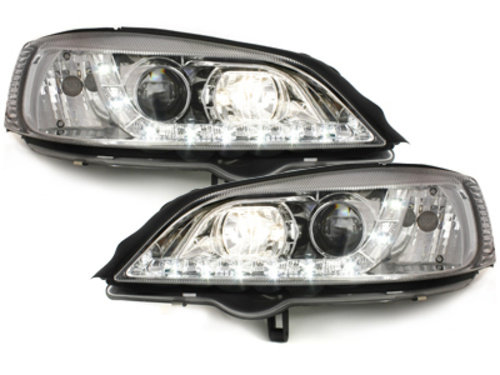 Faruri DAYLIGHT compatibil cu Opel Astra G (09.1997-02.2004) Crom SWO01GX
