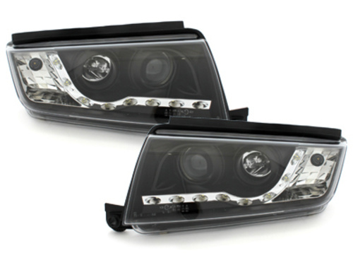 Faruri DAYLIGHT compatibil cu Skoda Fabia (12.1999-2008) Negru SWSK01GXB