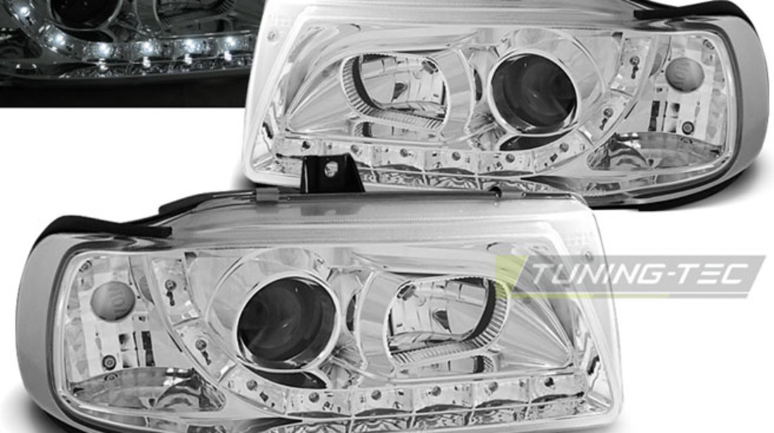 Faruri DAYLIGHT Crom look compatibila SEAT IBIZA/CORDOBA/POLO VARIANT, SEDAN 10.93-08.99