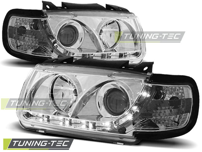 Faruri DAYLIGHT Crom look compatibila VW POLO 6N 10.94-09.99 HATCHBACK
