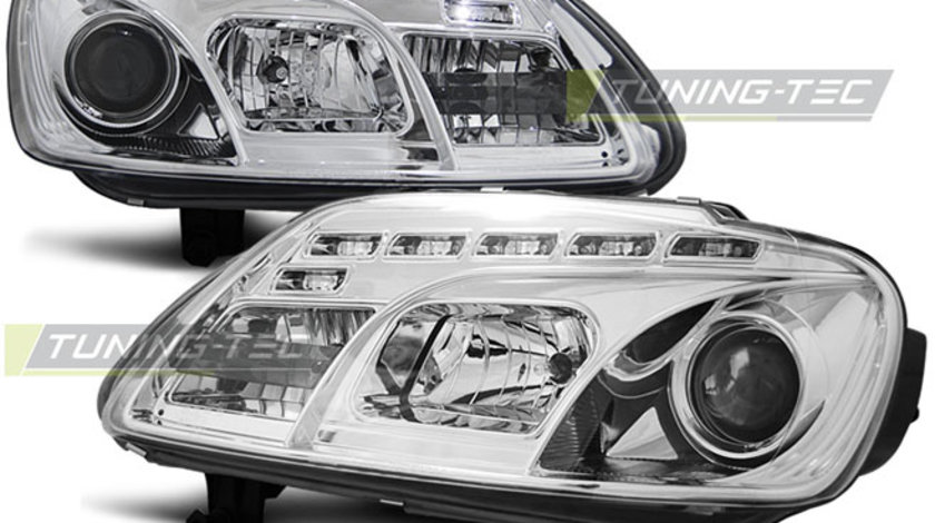 Faruri DAYLIGHT Crom look compatibila VW TOURAN 02.03-10.06 / CADDY