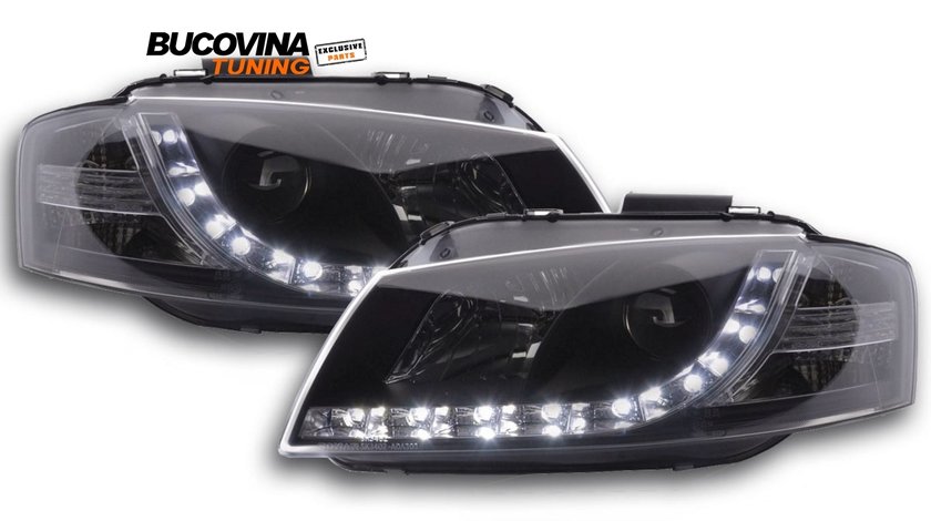 FARURI DAYLINE AUDI A3 8PA 03-08 FUNDAL NEGRU