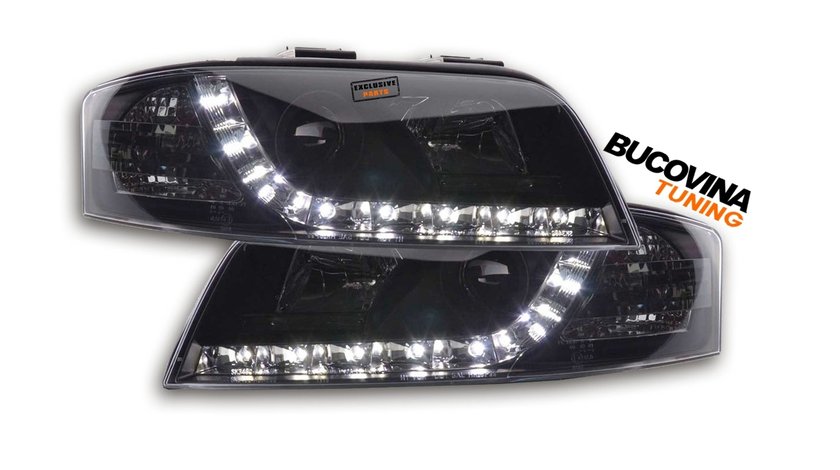 FARURI DAYLINE AUDI A6 4B (01-04) - FUNDAL NEGRU