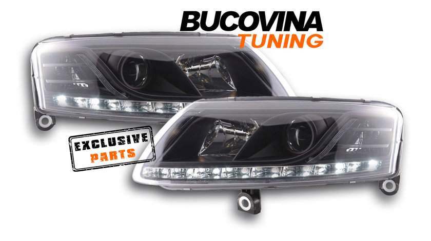 FARURI DAYLINE AUDI A6 4F 04-07 FUNDAL NEGRU