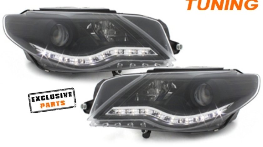 FARURI DAYLINE BI-XENON VW PASSAT CC (2008-2011) FUNDAL NEGRU