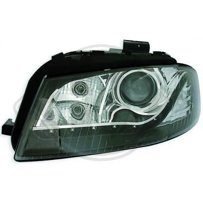 FARURI DAYLINE/DAYLIGHT AUDI A3 8P FUNDAL BLACK COD 1031385