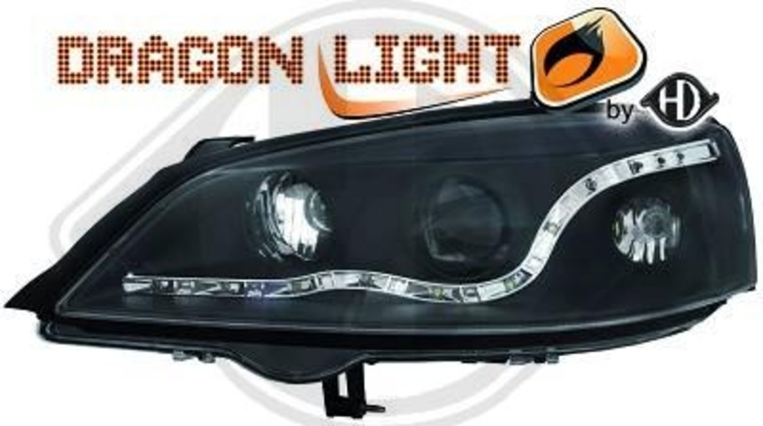 FARURI DAYLINE/DAYLIGHT OPEL ASTRA G FUNDAL BLACK -COD 1805886