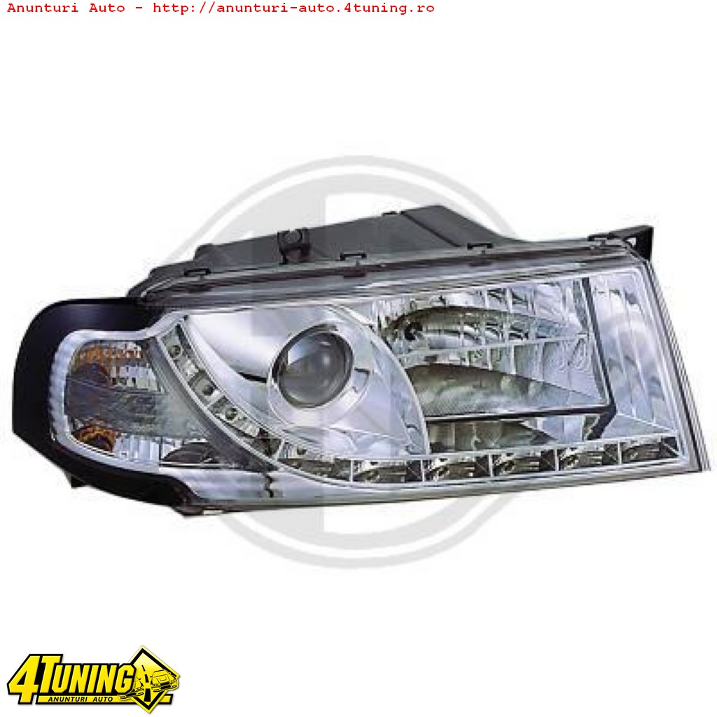 FARURI DAYLINE DAYLIGHT PENTRU SKODA OCTAVIA FUNDAL CROM SAU NEGRU