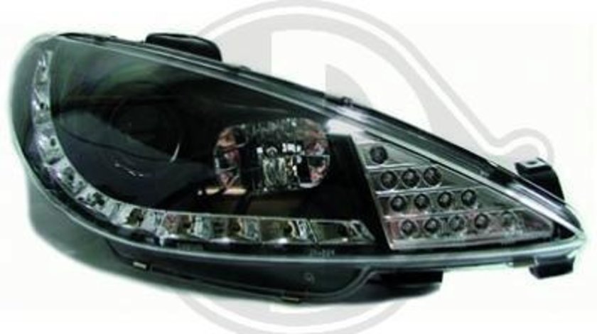 FARURI DAYLINE/DAYLIGHT PEUGEOT 206 FUNDAL BLACK -COD 4225785