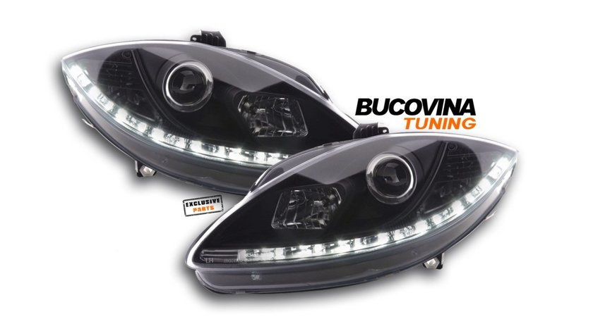 FARURI DAYLINE LED SEAT LEON 1P (05-09) FUNDAL NEGRU