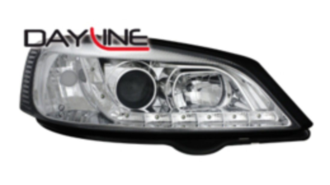 Faruri DAYLINE Opel Astra G 98-04 lumini de zi LED Chrom