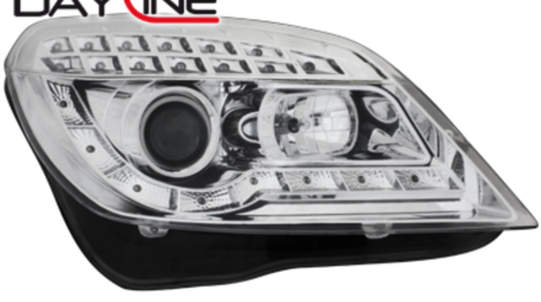 Faruri DAYLINE Opel Astra H 04-09 Semnal LED, chrom