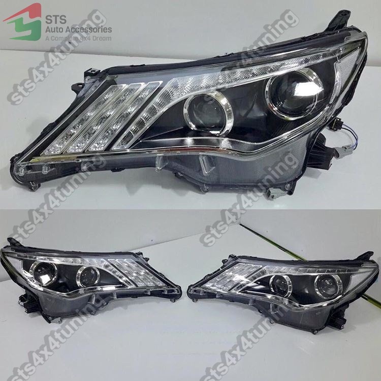 FARURI DAYLINE TOYOTA Rav 4 2013-2015 CU LED SEMNALIZATOARE [MERCEDES DESIGN][V3]