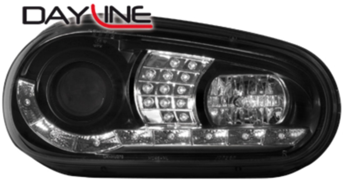 Faruri DAYLINE VW Golf 4 97-04 Semnal LED negru