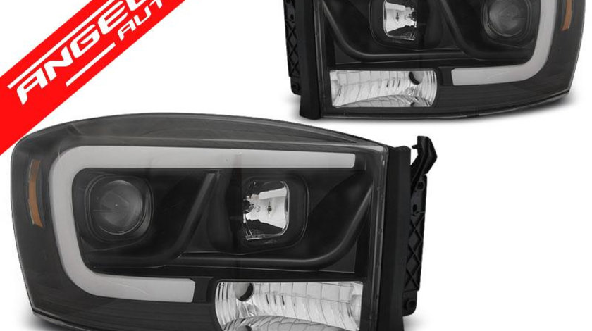 Faruri DODGE RAM 06-08 TUBE LIGHT Negru