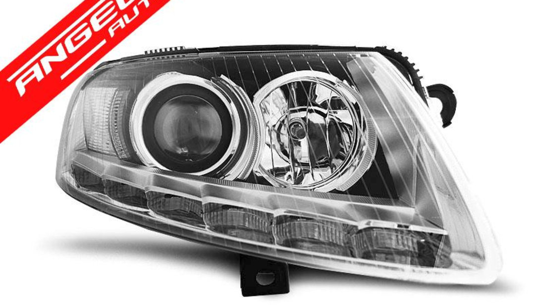 Faruri DRL AUDI A6 4F 2004-2008 Chrome Xenon