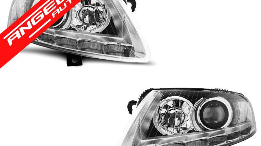 Faruri DRL AUDI A6 4F 2004-2008 Chrome Xenon