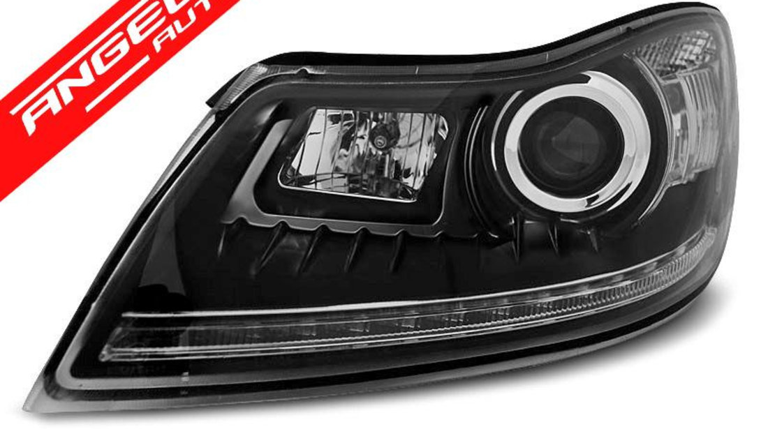 Faruri DRL SKODA OCTAVIA 2 2009-2012 Black