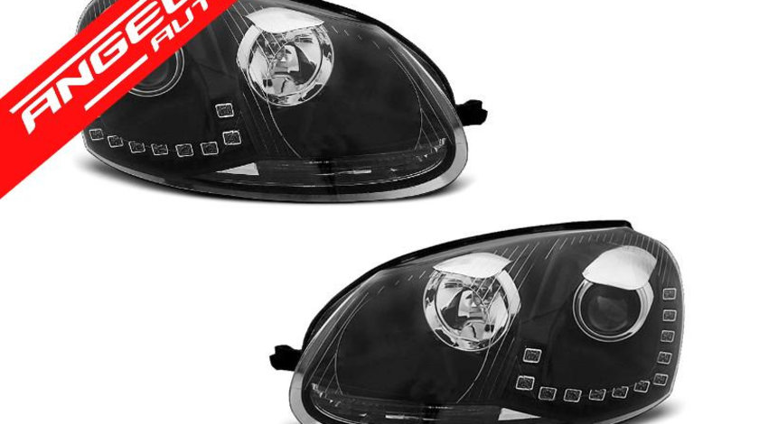 Faruri DRL VW GOLF 5 03-09 Black