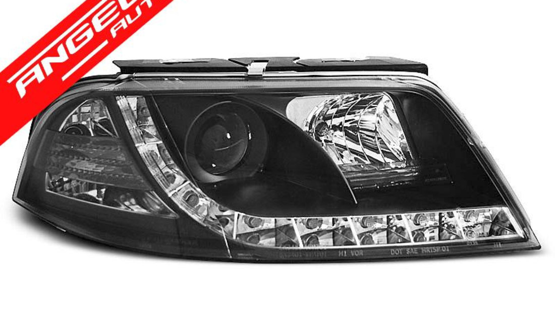 Faruri DRL VW PASSAT 3BG 2000-2005 Black Design