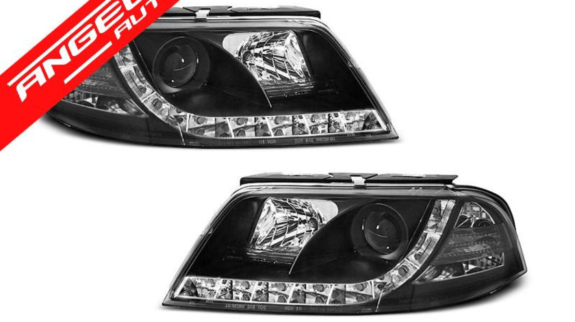 Faruri DRL VW PASSAT 3BG 2000-2005 Black Design