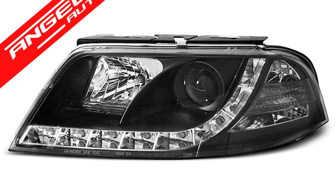 Faruri DRL VW PASSAT 3BG 2000-2005 Black Design