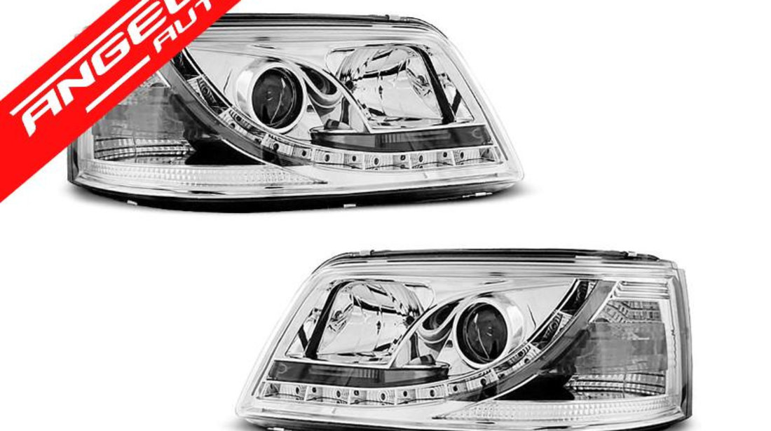 Faruri DRL VW T5 2003-2009 Chrome Design