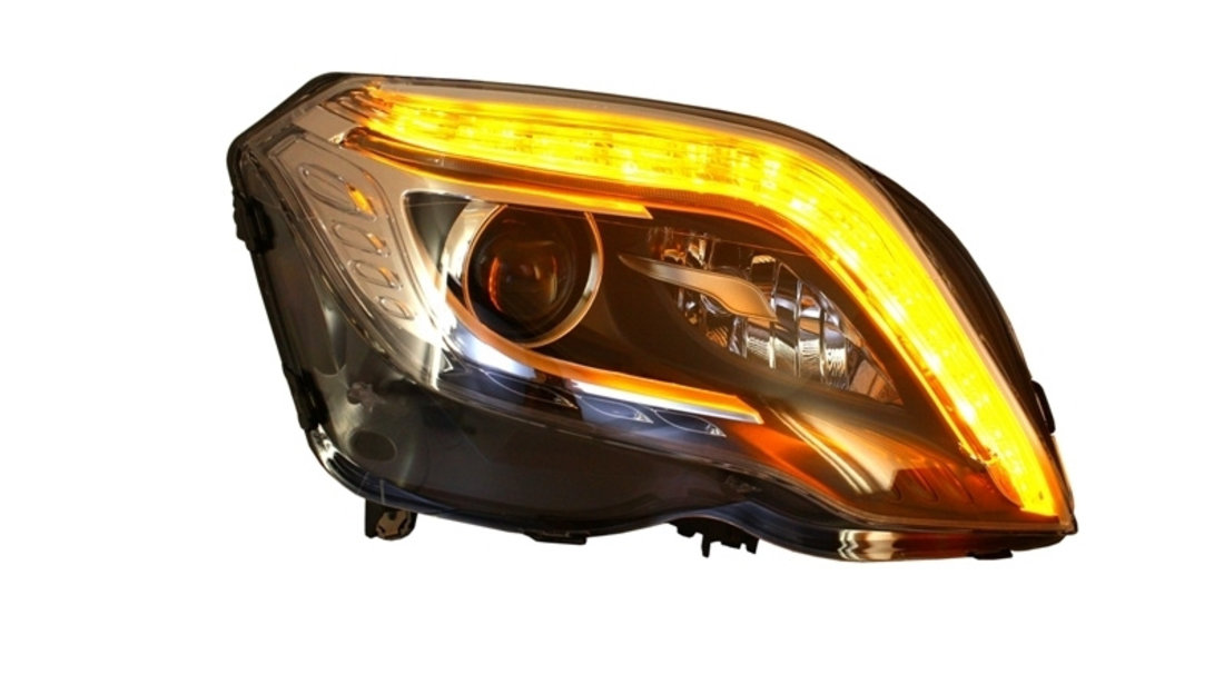 Faruri Facelift LED DRL compatibil cu Mercedes GLK X204 (2013-2015) HLMBX204