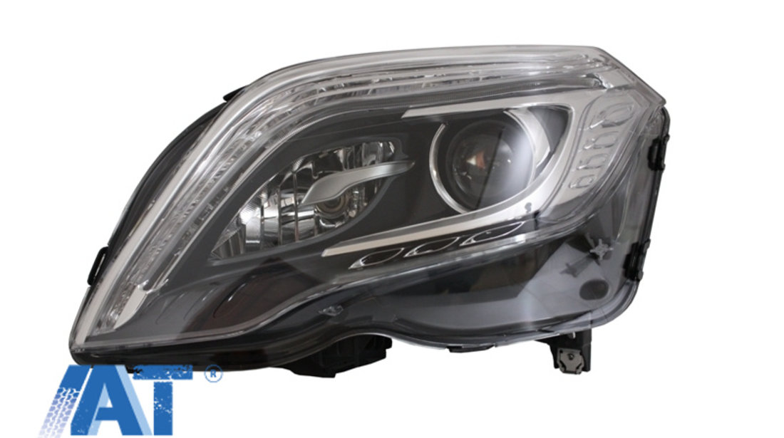 Faruri Facelift LED DRL compatibil cu Mercedes GLK X204 (2013-2015)