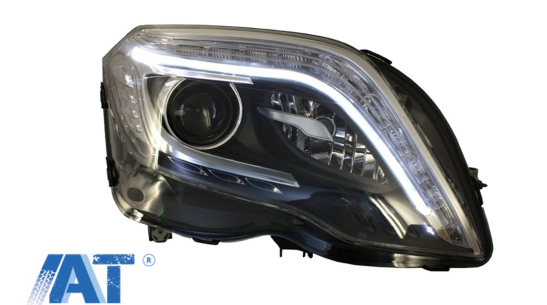 Faruri Facelift LED DRL compatibil cu Mercedes GLK X204 (2013-2015)