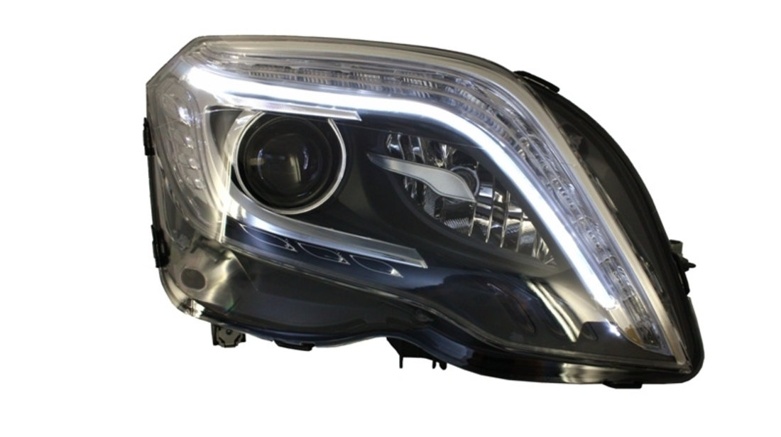 Faruri Facelift LED DRL compatibil cu Mercedes GLK X204 (2013-2015) HLMBX204